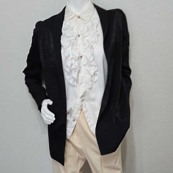 Drew Black Open Blazer Size S - Picture 3 of 9